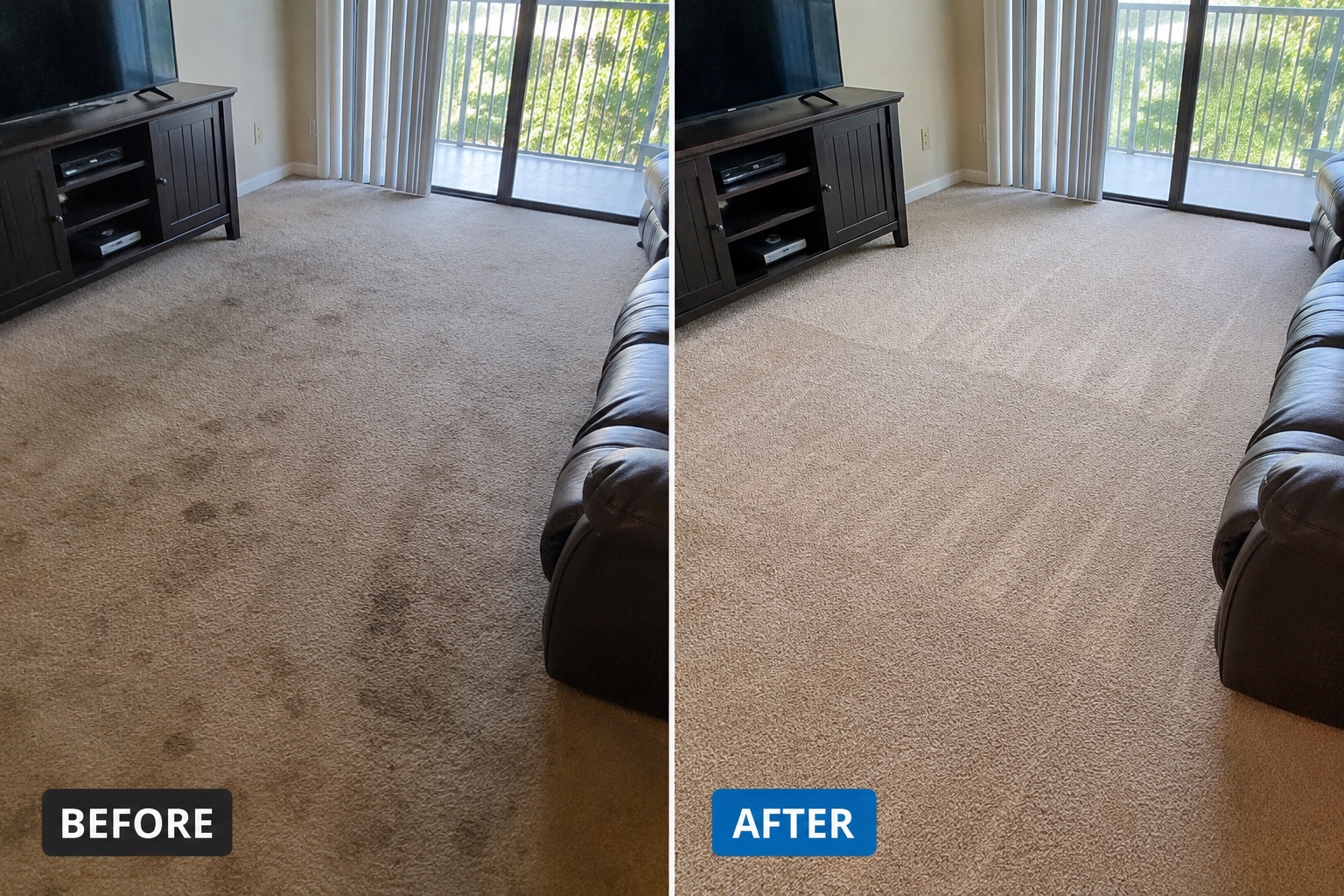Professional carpet cleaning