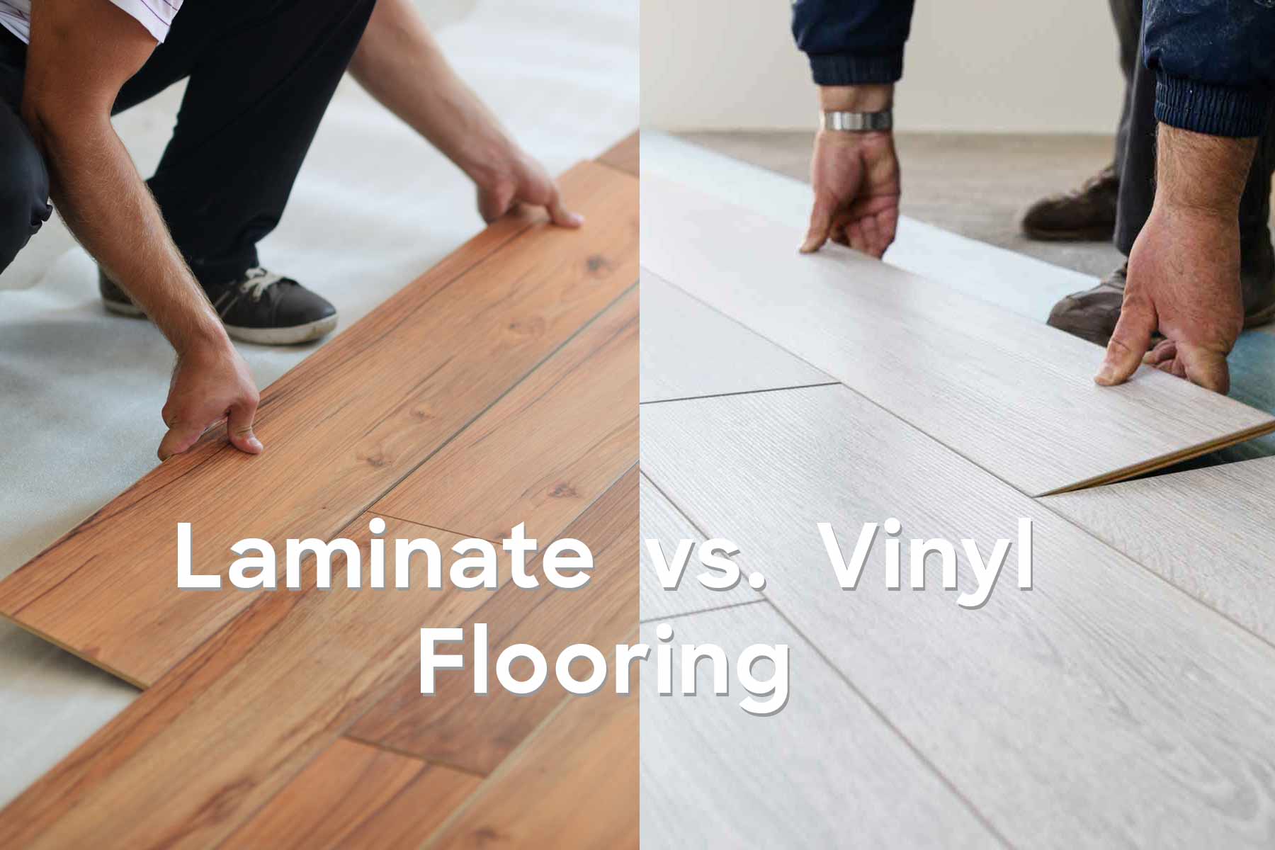 Vinyl and laminate flooring